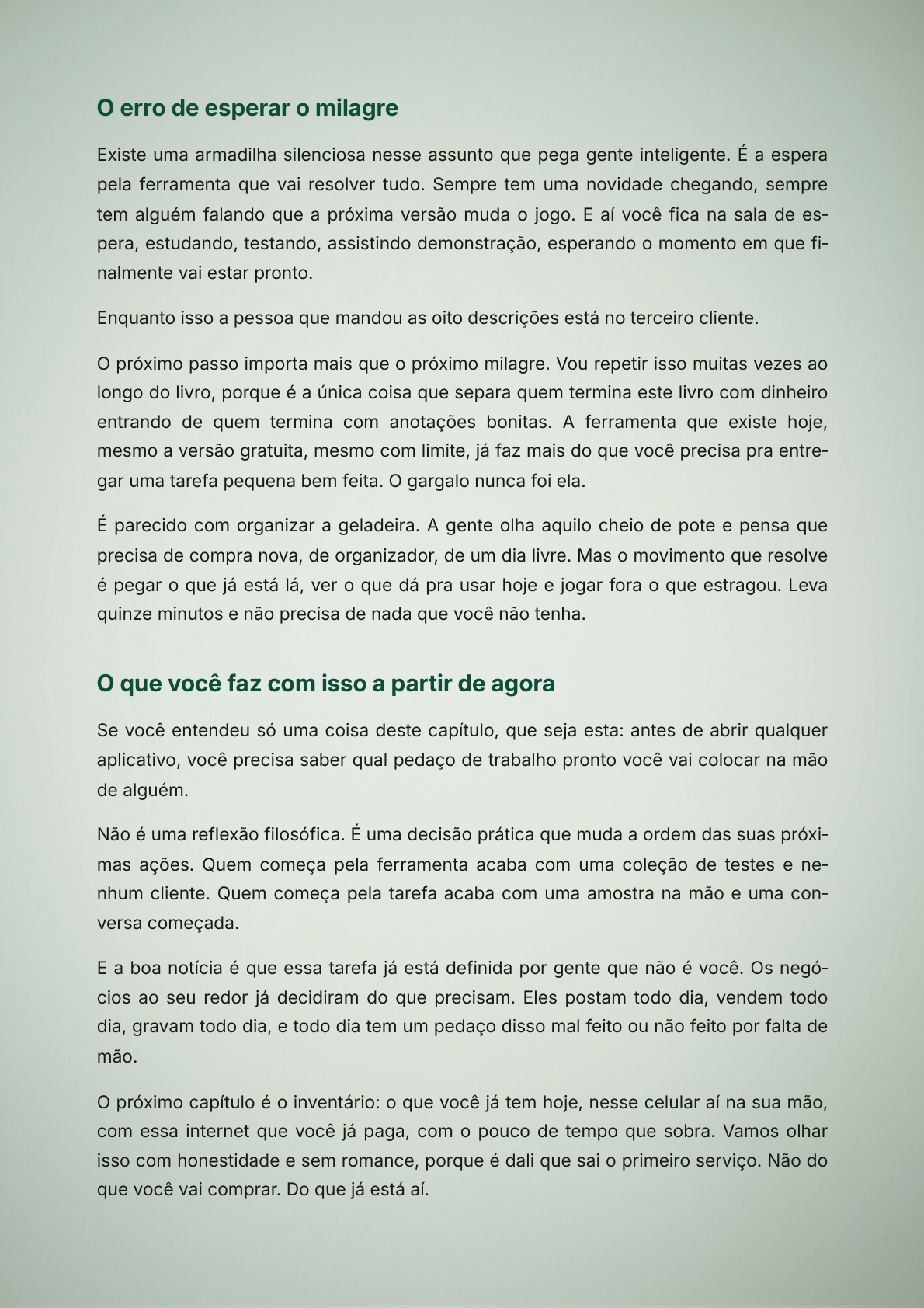 Página do livro