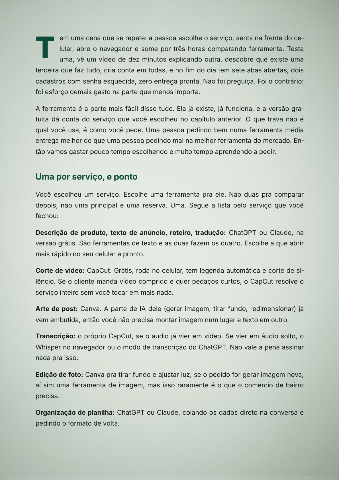 Página do livro