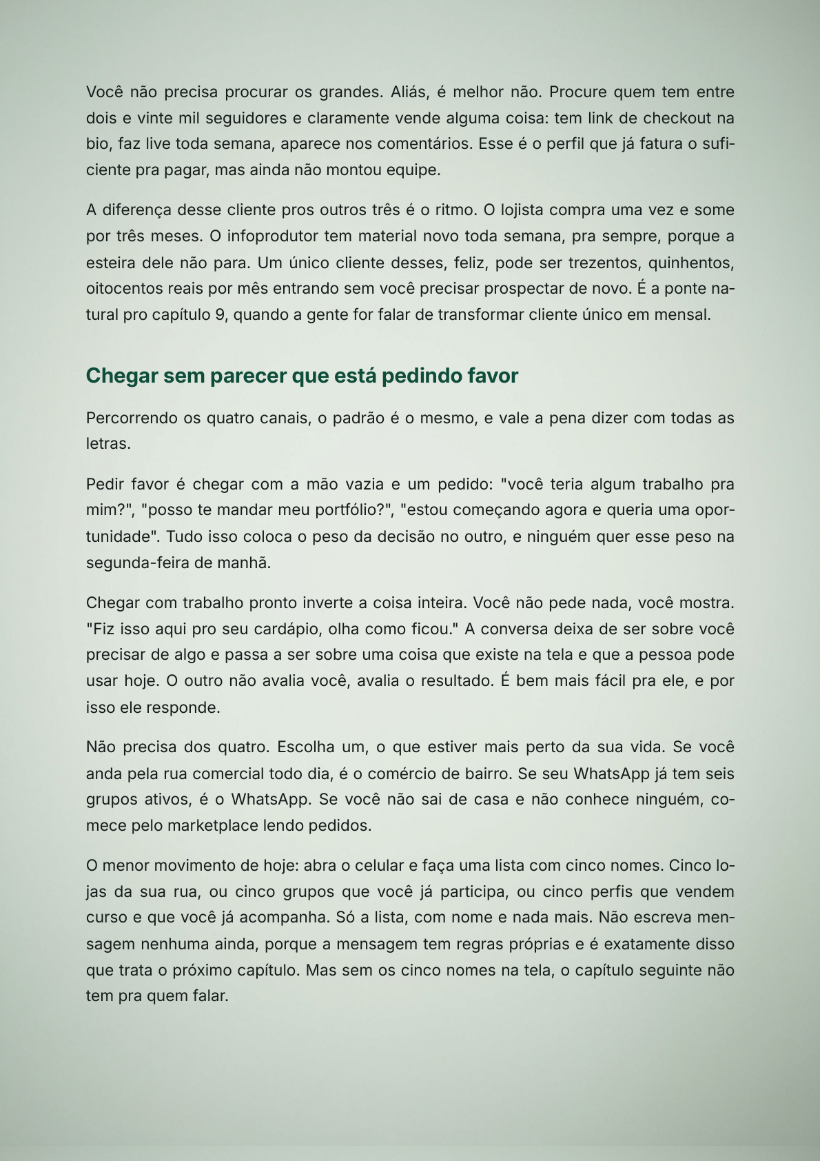 Página do livro